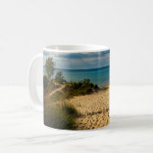 Indiana Dunes, Lake Michigan, コーヒーマグカップ (正面左)