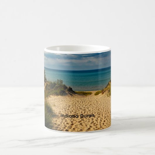 Indiana Dunes, Lake Michigan, コーヒーマグカップ (中央)