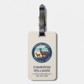 Indiana Dunes National Park ラゲッジタグ (裏面縦)