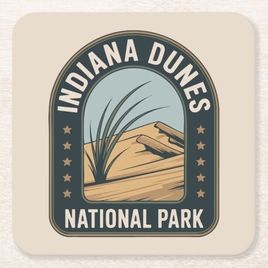 Indiana Dunes National Park Adventure スクエアペーパーコースター (正面)