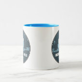 Indiana Dunes National Park Deer ツートーンマグカップ (中央)