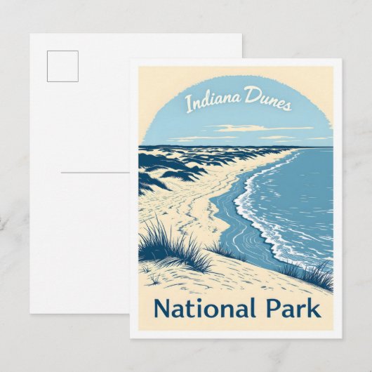 Indiana Dunes National Park Indiana USA Travel ポストカード (正面/裏面)