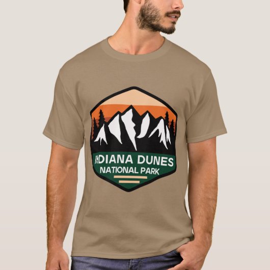 Indiana dunes National Park Oversized 4 Tシャツ (正面)