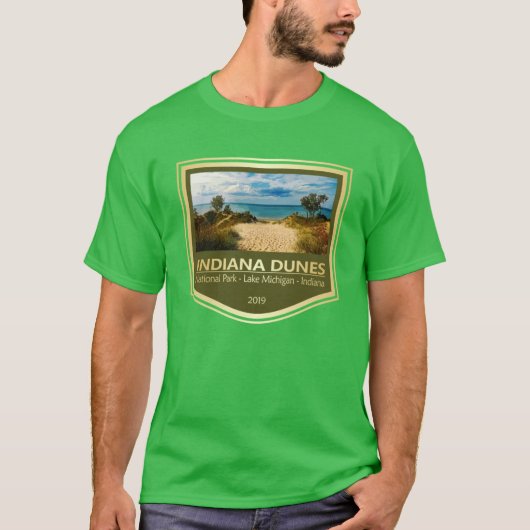 Indiana Dunes National Park PF2 Oversized Tシャツ (正面)