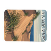 Indiana Dunes National Park Travel マグネット (横)
