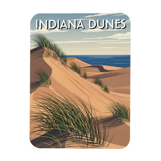 Indiana Dunes National Park Travel マグネット (縦)