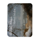 Indiana Dunes、Waves on Lake Michigan、Sand Dunes マグネット (縦)