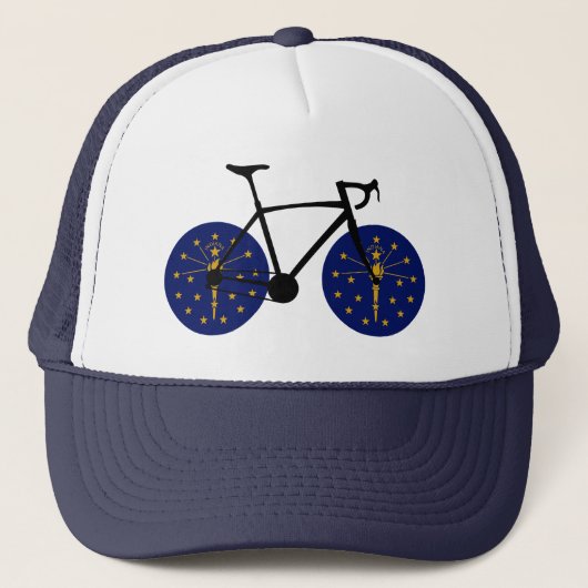 Indiana Flag Cycling キャップ (正面)