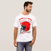 Indiana Football Player Graphic Sport T-Shirt Tシャツ (正面フル)