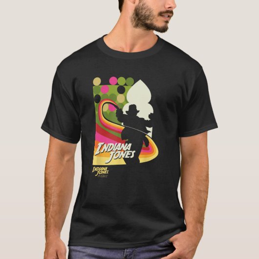 Indiana Jones and the Dial of Destiny Whip Action  Tシャツ (正面)