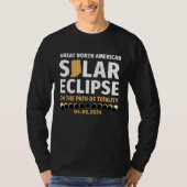 Indiana On The Path Of Totality Solar Eclipse 04 0 Tシャツ (正面)