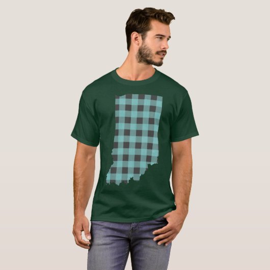 Indiana Plaid in Mint Tシャツ (正面フル)