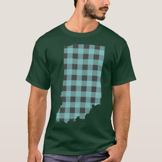 Indiana Plaid in Mint Tシャツ (正面)