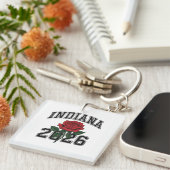 INDIANA rose 2026 キーホルダー (正面右)