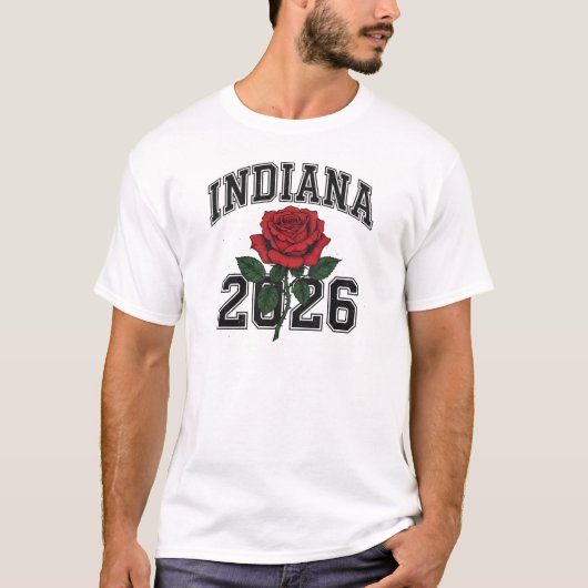 INDIANA rose 2026 Tシャツ (正面)
