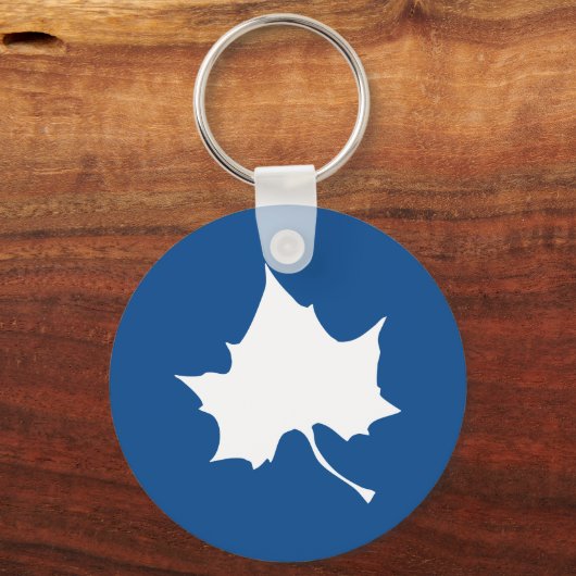 Indiana State Leaf キーホルダー (正面)