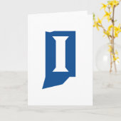 Indiana State University カード (黄色い花)