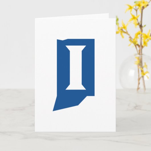 Indiana State University カード (黄色い花)