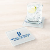Indiana State University ガラスコースター (アングル)