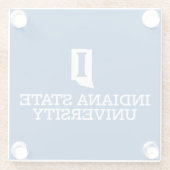 Indiana State University ガラスコースター (裏面)