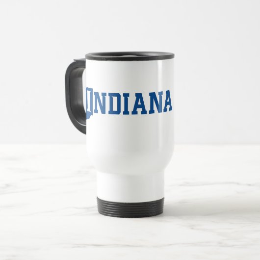 Indiana State University トラベルマグ (正面左)