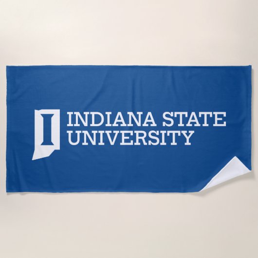 Indiana State University ビーチタオル (正面)