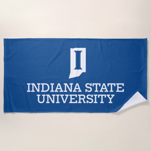 Indiana State University ビーチタオル (正面)
