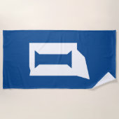 Indiana State University ビーチタオル (正面)