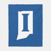 Indiana State University フリースブランケット (正面)