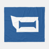 Indiana State University フリースブランケット (正面(横))