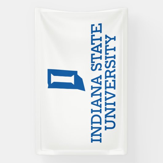 Indiana State University 横断幕 (縦)
