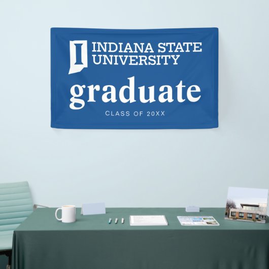 Indiana State University Graduation 横断幕 (トレードショー)