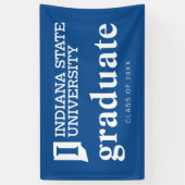 Indiana State University Graduation 横断幕 (縦)