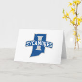 Indiana State University Sycamores カード (黄色い花)