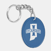 Indiana State University Sycamores キーホルダー (正面左)