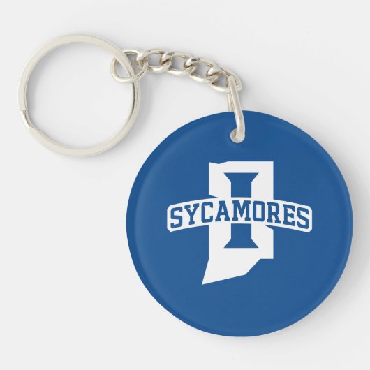 Indiana State University Sycamores キーホルダー (正面)