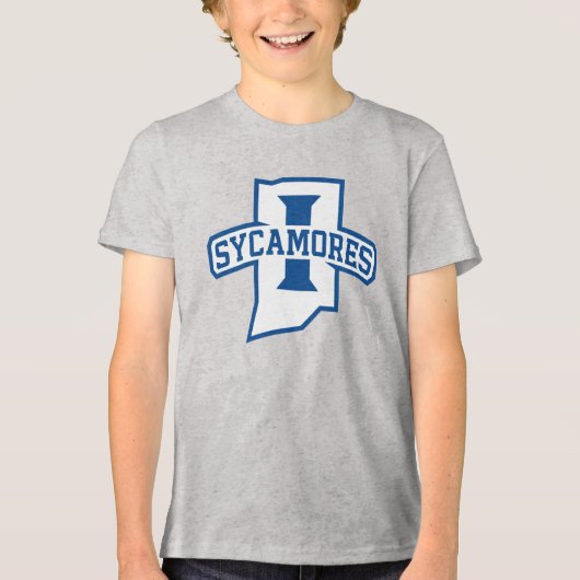 Indiana State University Sycamores トライブレンドTシャツ (正面)