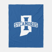 Indiana State University Sycamores フリースブランケット (正面)