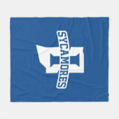 Indiana State University Sycamores フリースブランケット (正面(横))