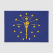 Indiana tissue paper, Indiana Flag tissue paper 薄葉紙 (正面)