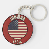 Indiana United States of America  キーホルダー (裏面)