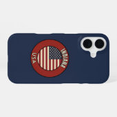 Indiana United States of America  iPhone 16ケース (裏面横)