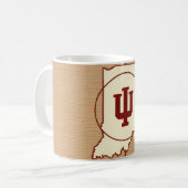 Indiana University Logo  コーヒーマグカップ (正面左)