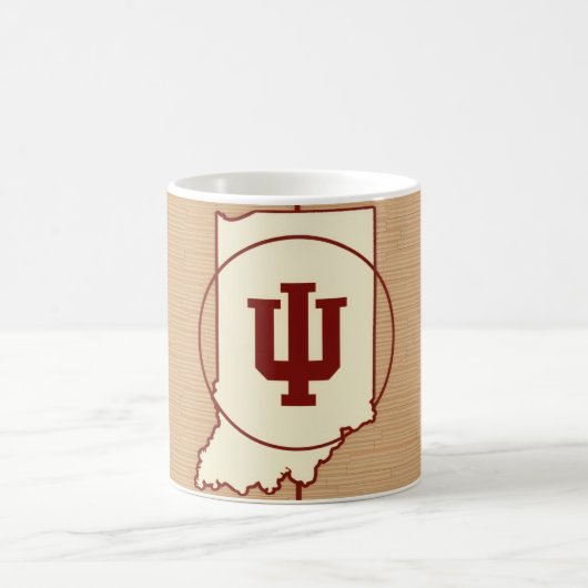 Indiana University Logo  コーヒーマグカップ (中央)