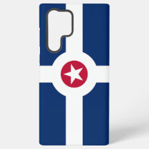 Indianapolisの市旗 Samsung Galaxy S22 Ultra カバー