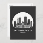 Indianapolis City Indiana ポストカード (正面/裏面)