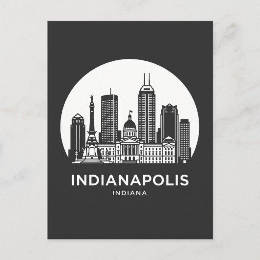 Indianapolis City Indiana ポストカード (正面)