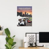 Indianapolis the racing capital of the world ポスター (ホームオフィス)