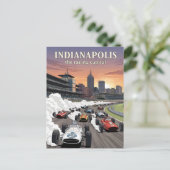 Indianapolis the racing capital of the world ポストカード (スタンド正面)