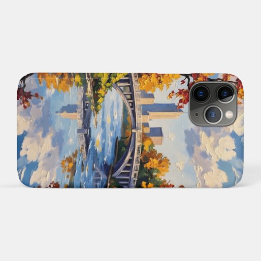 Indianapolis White Bridge Over the White River Case-Mate iPhoneケース (裏面(横))